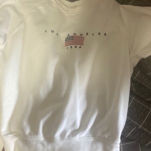 brandy melville white crew